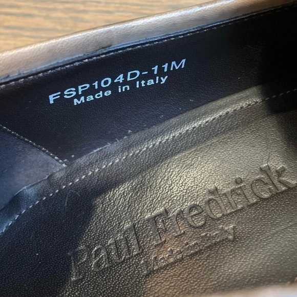 PAUL FREDERICK Leather Dress Shoes size 11 Made in Italy - Picture 7 of 12